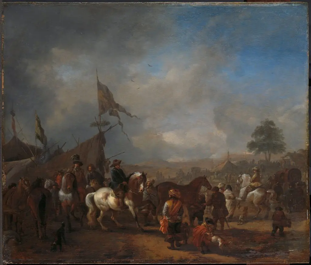 An army camp