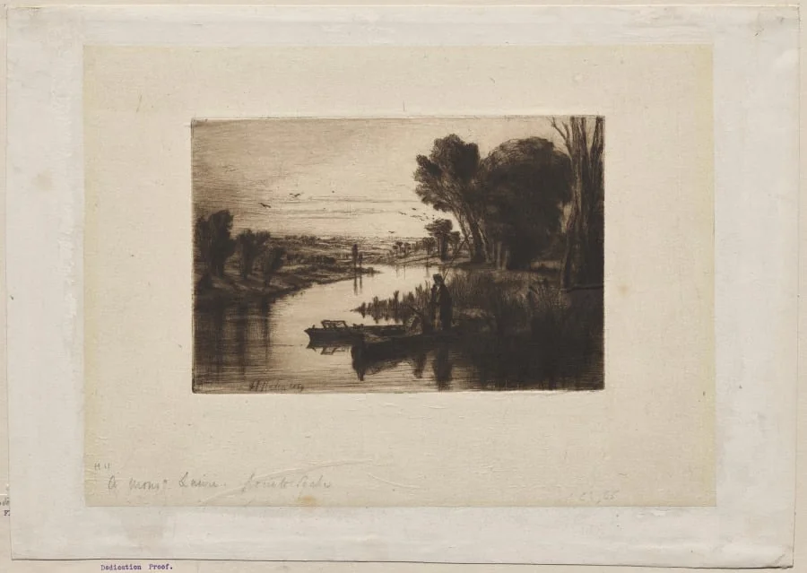 Thames Fisherman, by Francis Seymour Haden, 1859