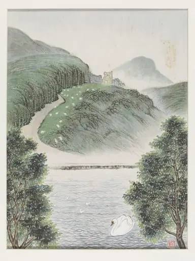 St Anthony's Chapel and St Margaret's Loch after the rain