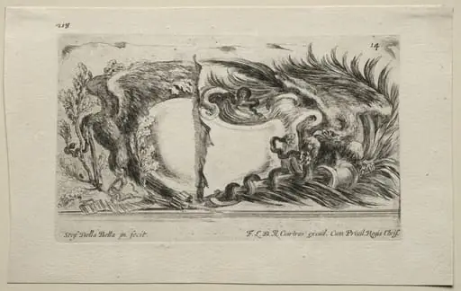 Collection of Various Caprices and New Designs of Cartouches and Ornaments:  No 14