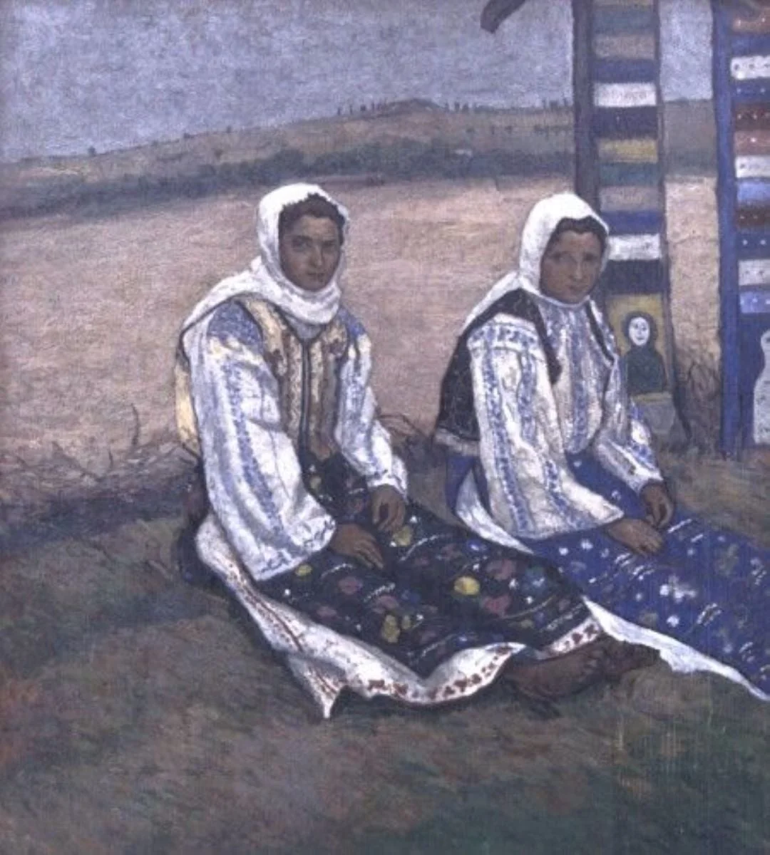 Țărănci din Vlaici-Olt, by Camil Ressu, unspecified