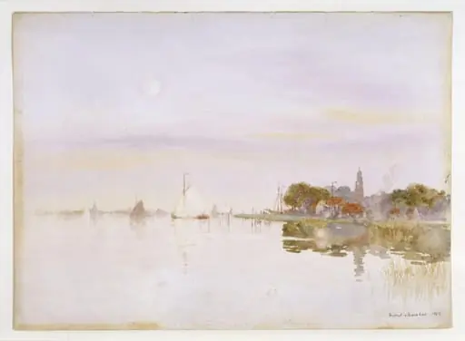 Moonlight over Marken