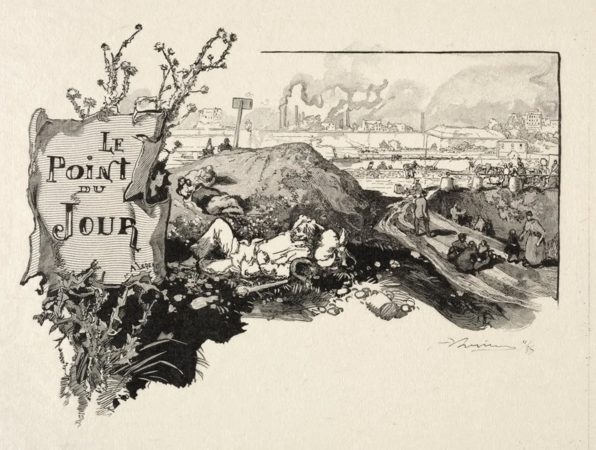 Le Point du Jour, by Auguste Lepère, 1890