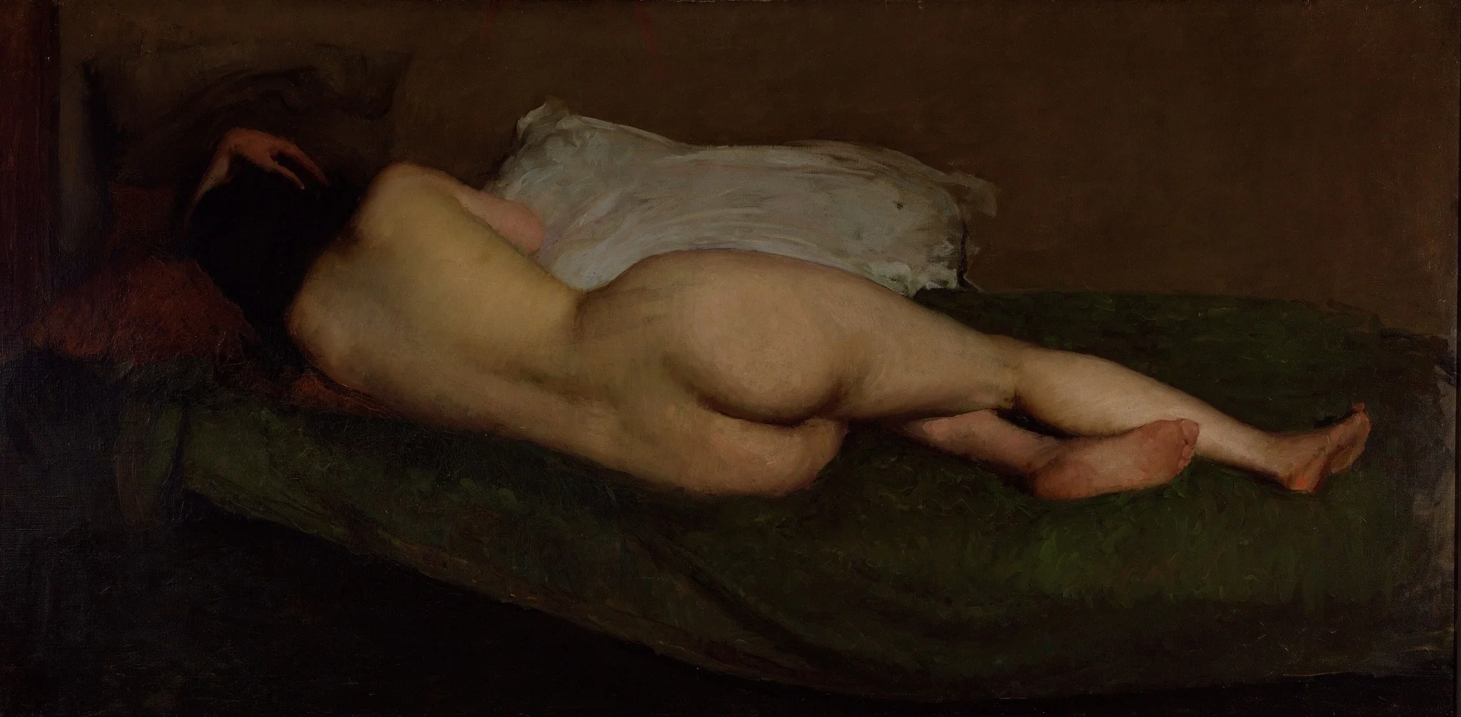 Nude reclining, by Hugh Ramsay, oil, 1901