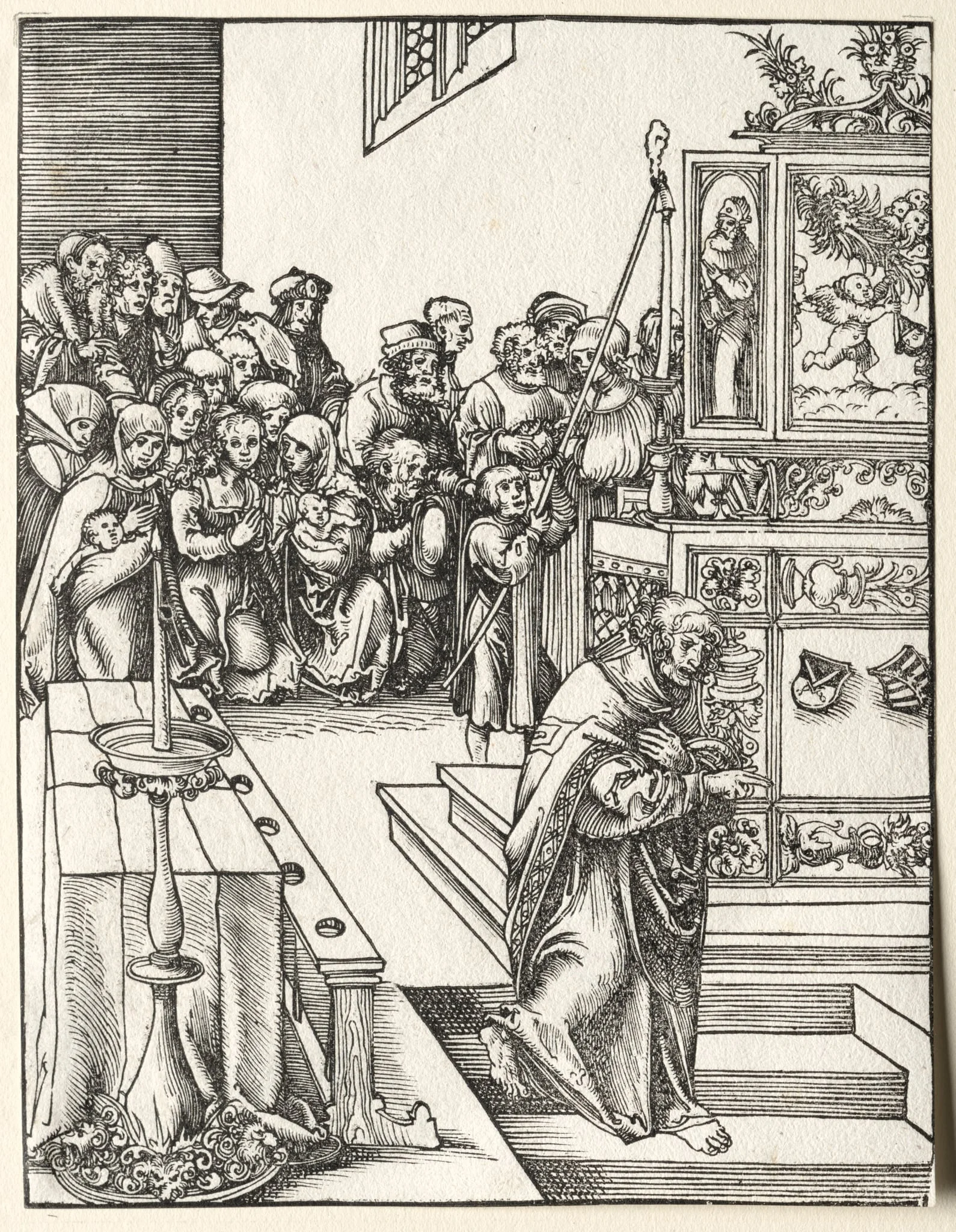 Martyrdom of St. John, by Lucas Cranach the Elder, 1522