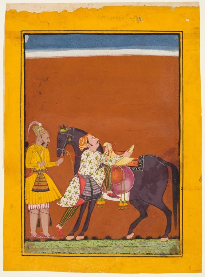 Sindhu (Saindhava) Ragaputra of Shri Raga, from a Ragamala, by Unknown, unspecified, 1685
