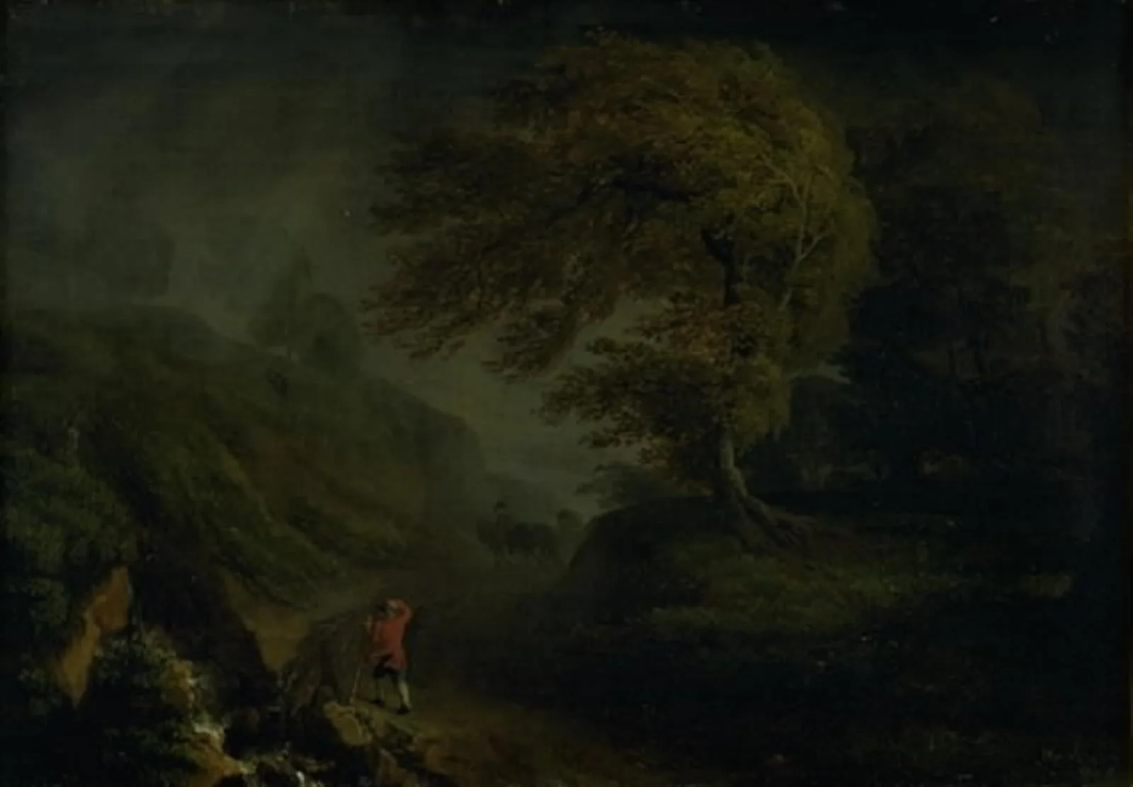 Uvejrslandskab, by Unknown, 1750