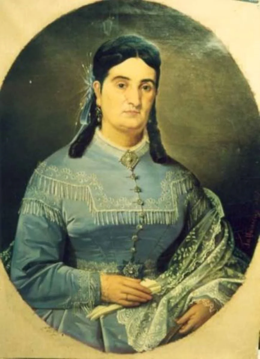 Soția lui Lazăr Kalinderu, by Gheorghe Tattarescu, unspecified, 1850