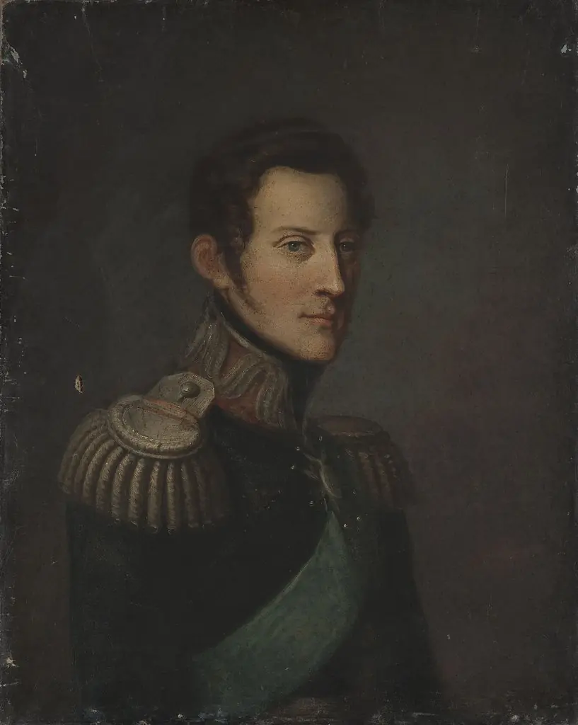 Portrait of Tsar Nicholas I in the Polish general’s uniform