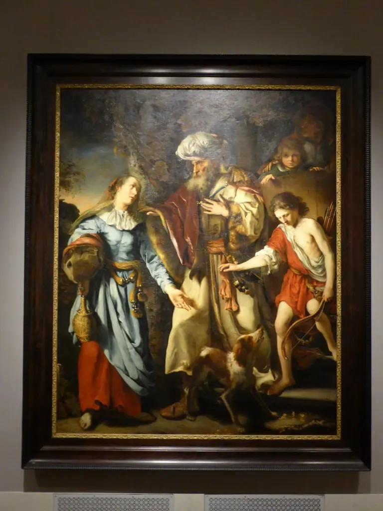 Abraham banishes Hagar and Ishmael