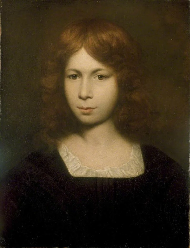 Portrait of a young Girl, by Louis Gustave Ricard, oil, 1858