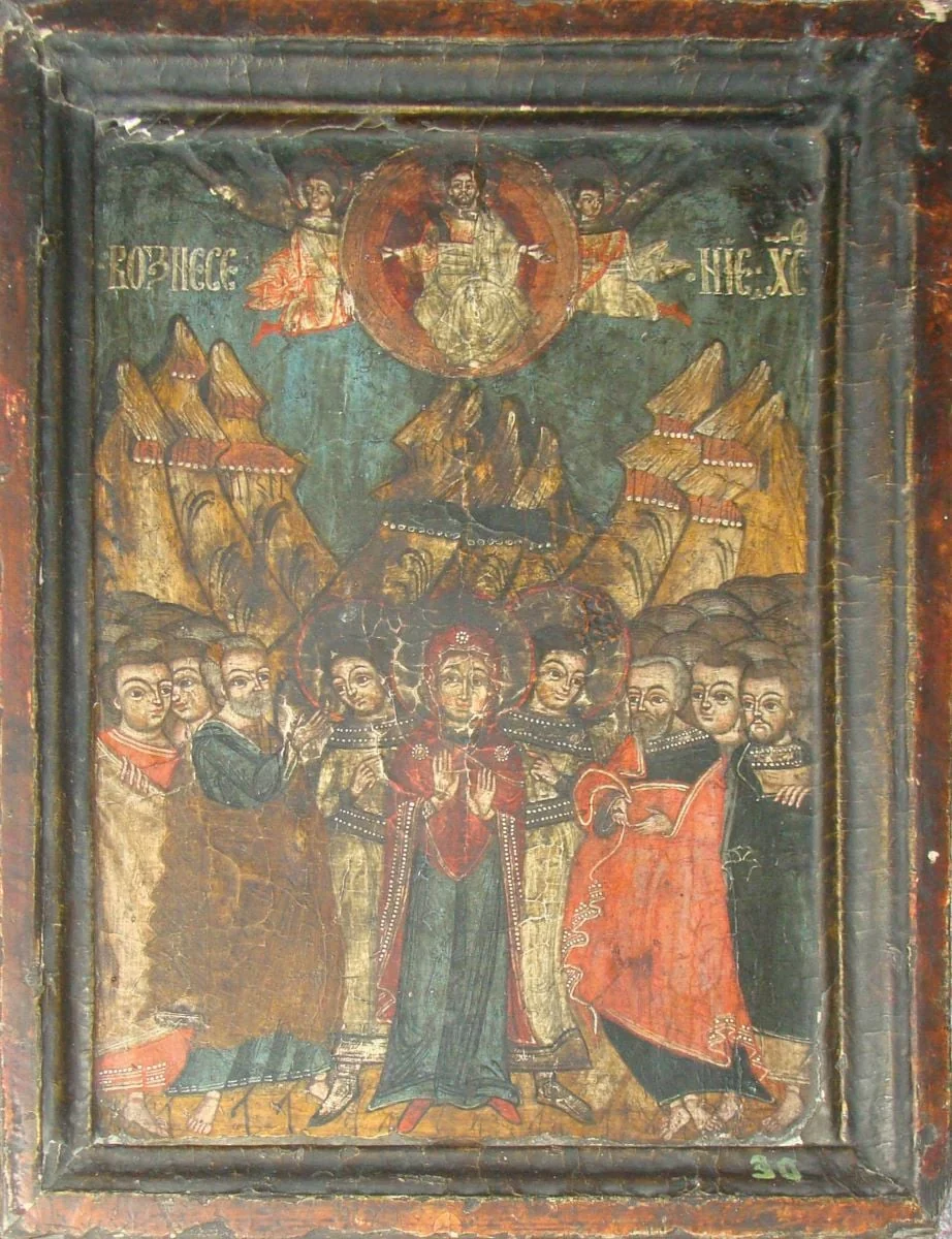Înălțarea la cer a lui Iisus, by Iacov Zugravul