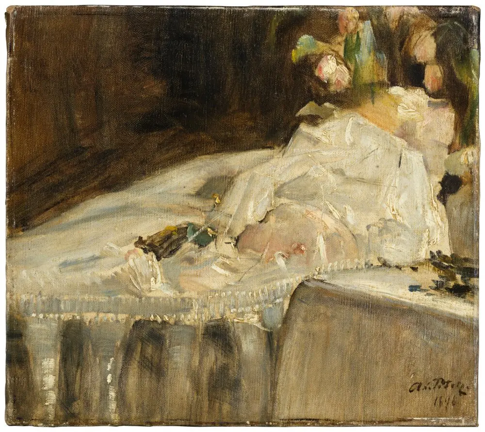 The Artist’s Son on lit de parade