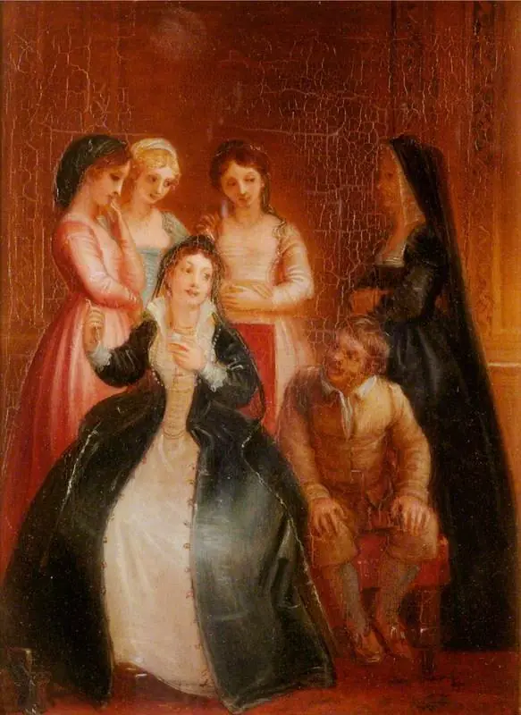 Sancho Panza and the Duchess (from Cervantes' 'Don Quixote')