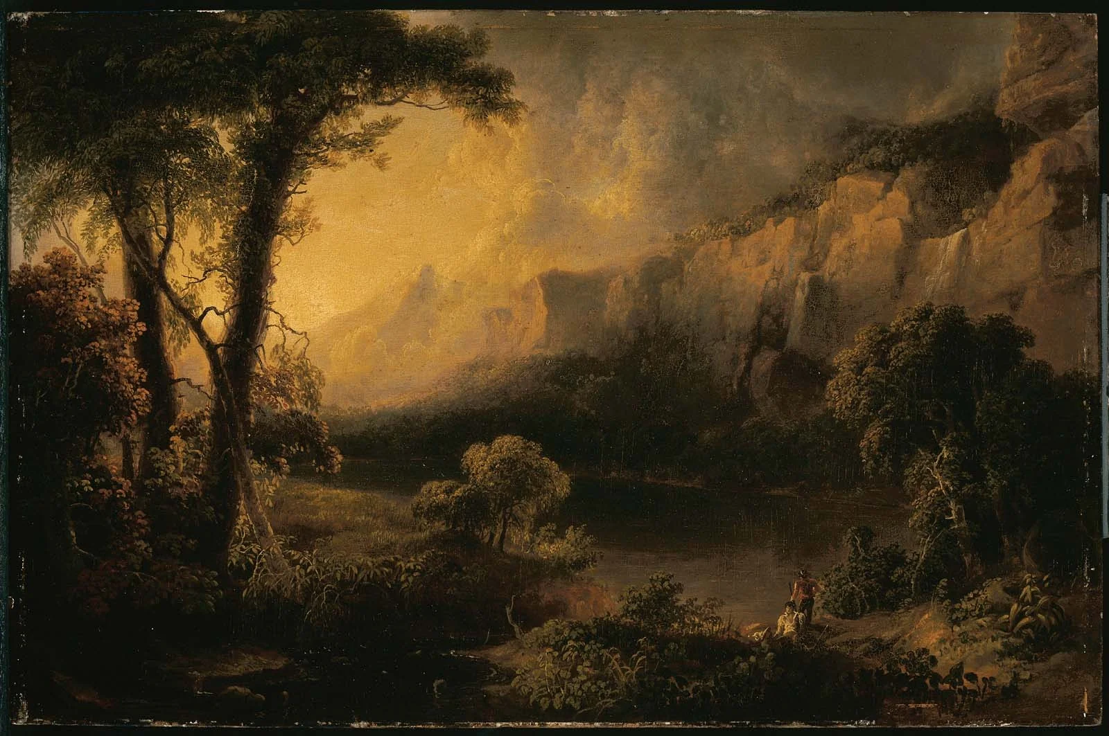 Lake and Mountains