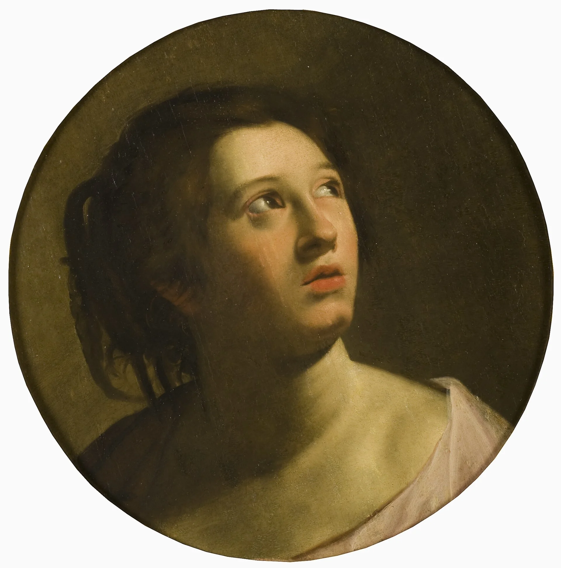 Head of a Girl, by Unknown, oil, 1649