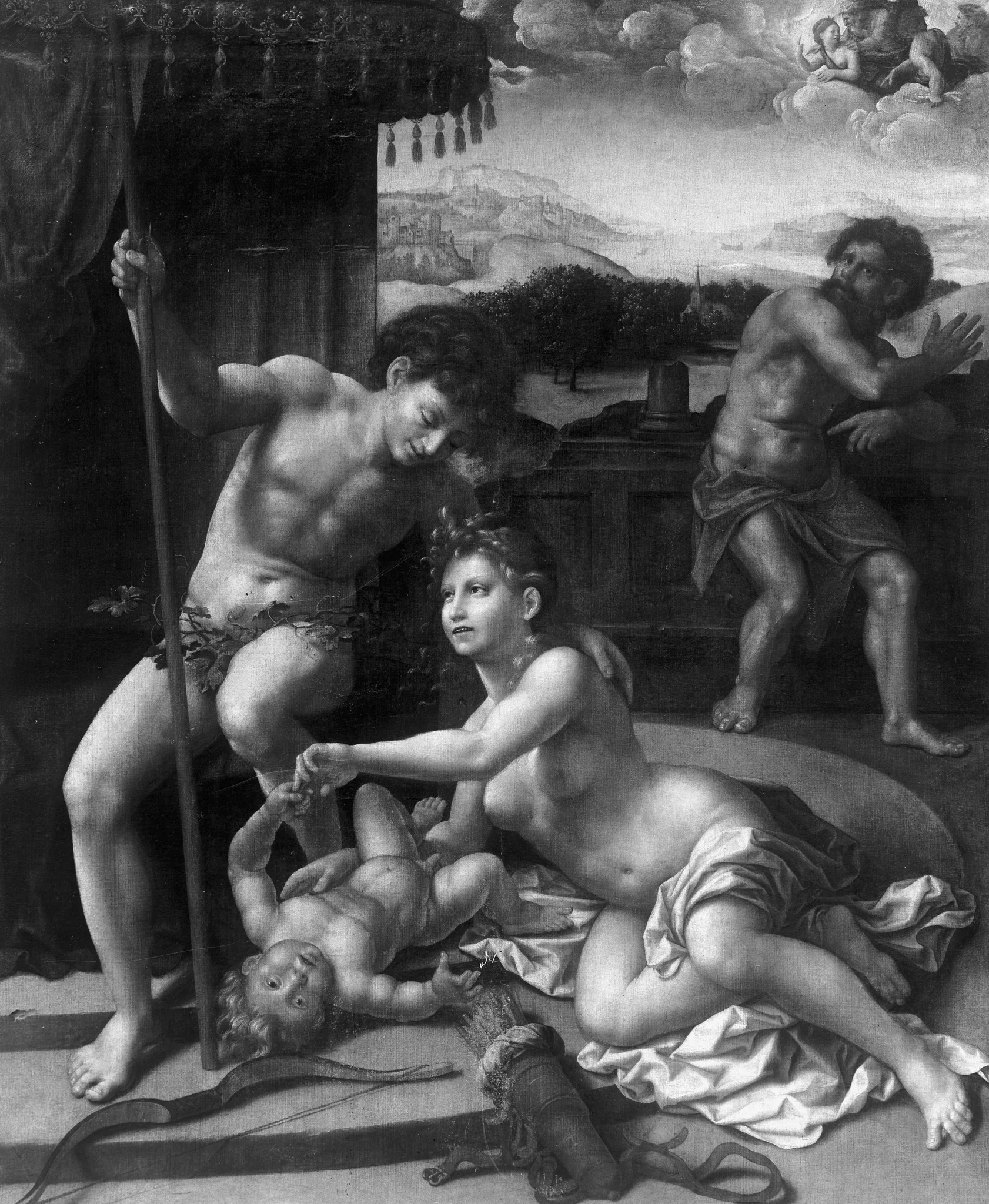 Mythological scene