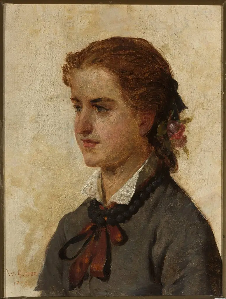 Portrait of a young girl