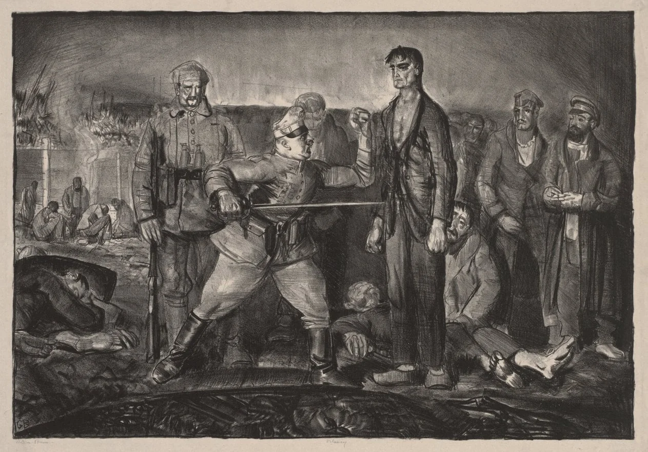 The Case of Sergeant Delaney, by George Bellows, 1918