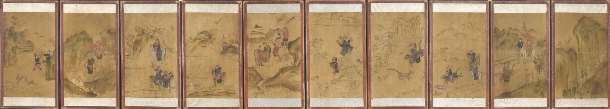 Hunting in the Hills and Pictorial, by Unknown, unspecified, 1850