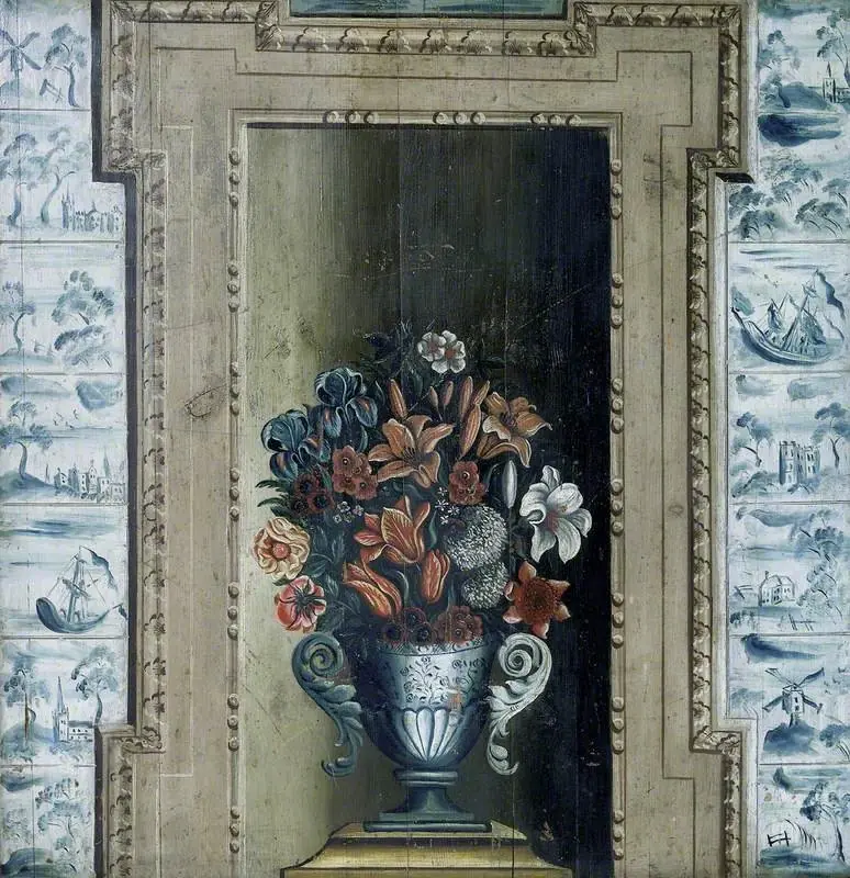Vase with Flowers (chimney board)