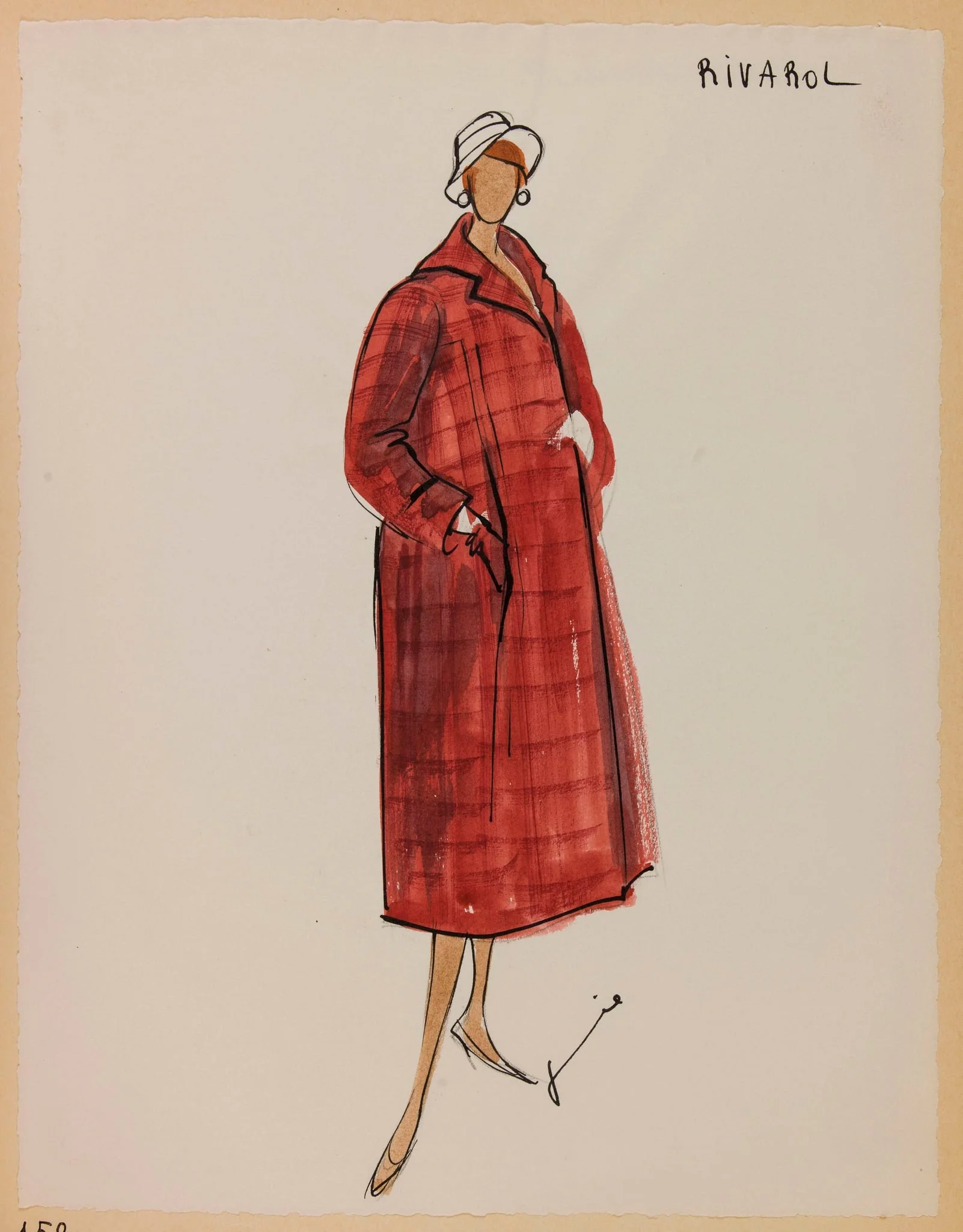 Rivarol, by Marie-Louise Carven, 1956