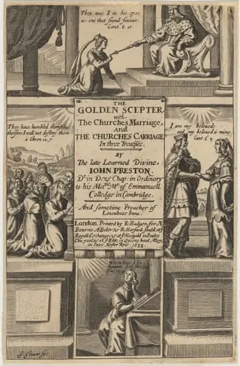 Title Page for The Golden Scepter, by John Preston