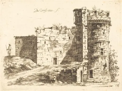 Ruins of the Château Saint-Chamond, Loire