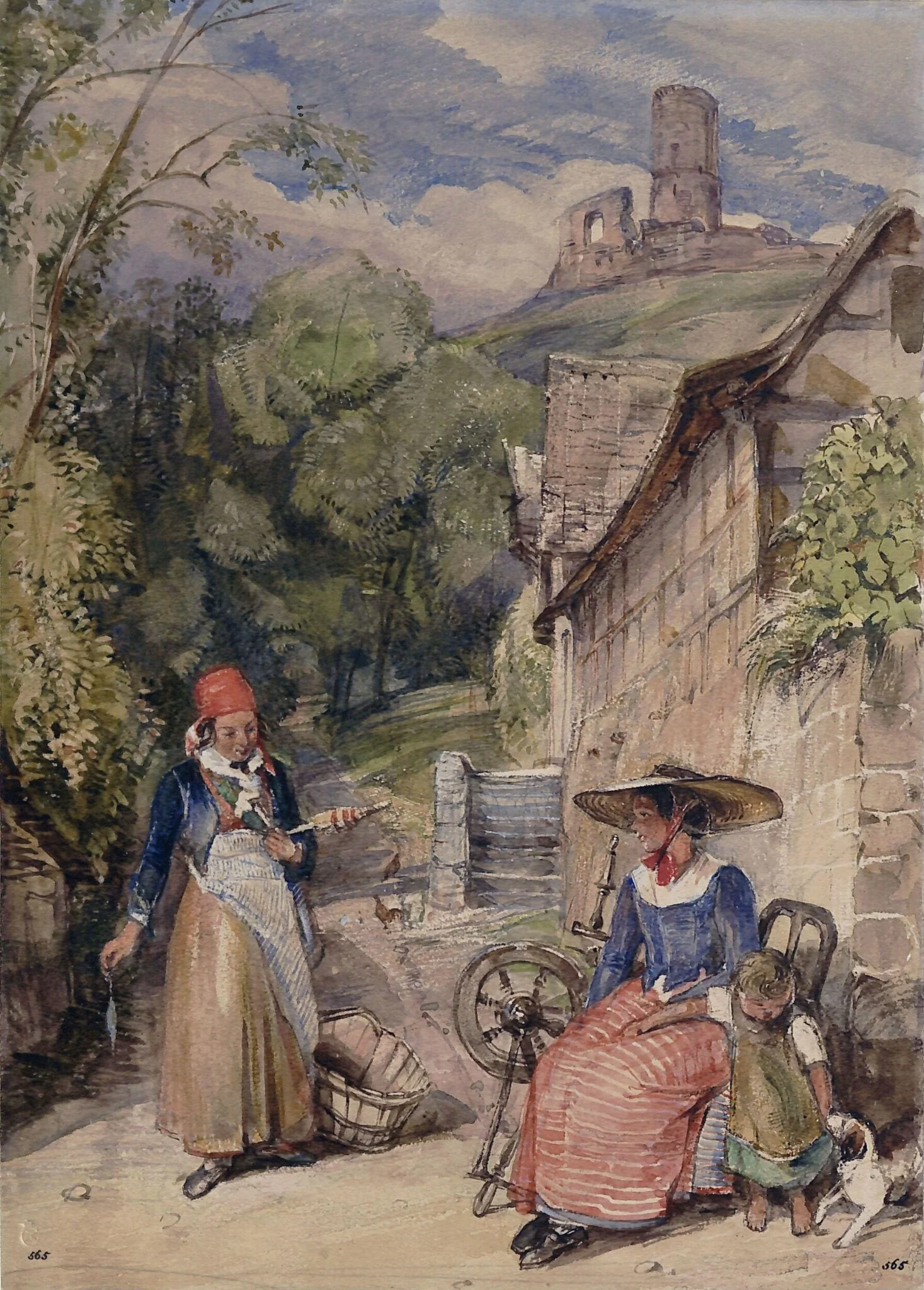 'Scene in the Village of Godisberg'