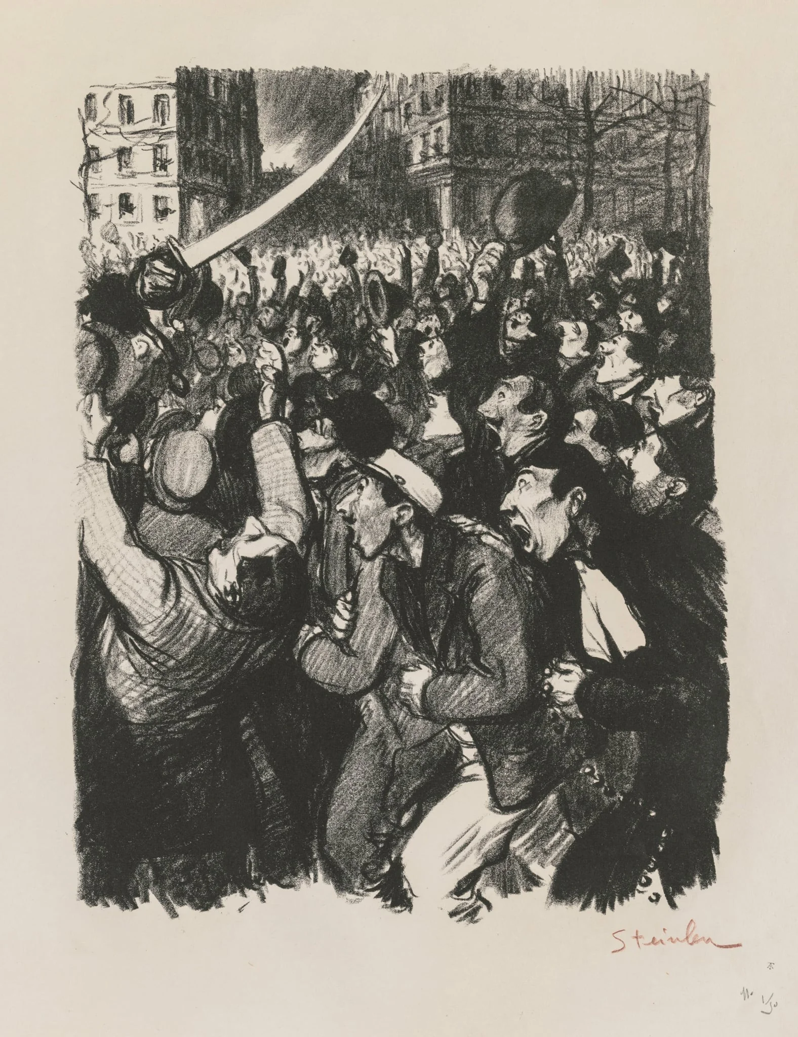 Les Moutons de Boisdeffre, by Théophile Alexandre Steinlen, 1898