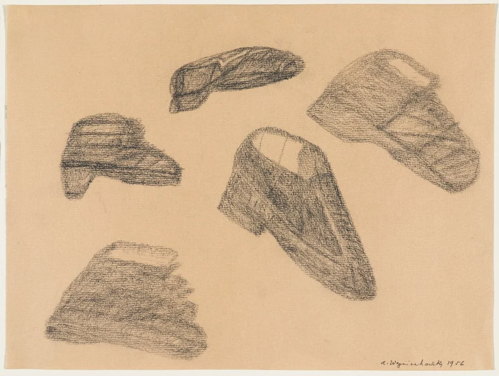 Untitled, by Agatha Wojciechowsky, crayon, 1956