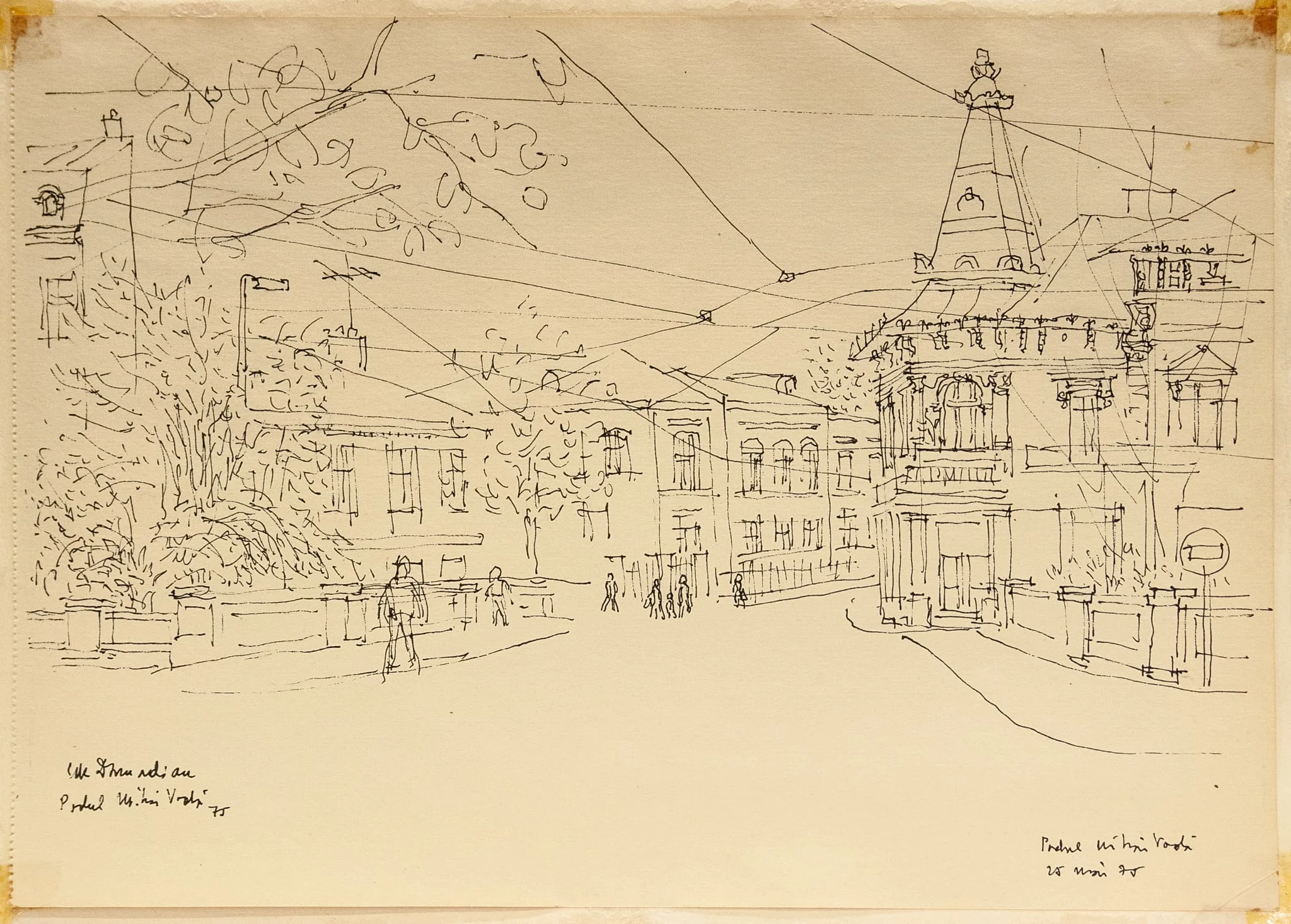 Podul Mihai Vodă, by Cik Damadian, 1950