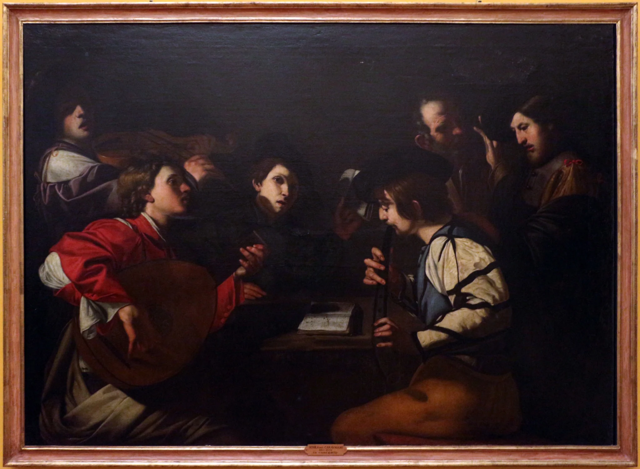 concert, by Bartolomeo Manfredi, unspecified, 1612