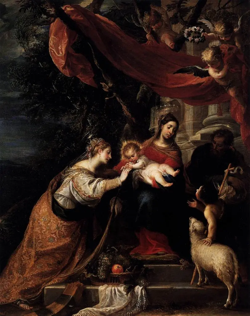 The Mystic Marriage of Saint Catherine