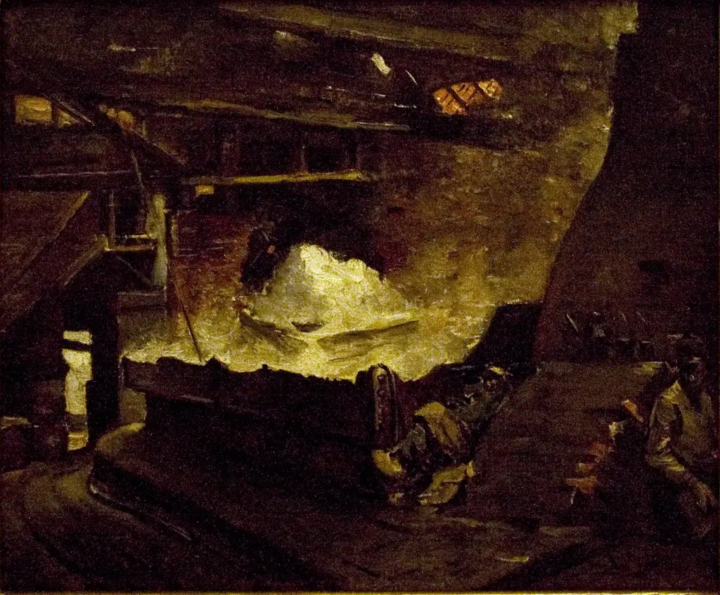 In a Salt Refinery at Rupelmonde