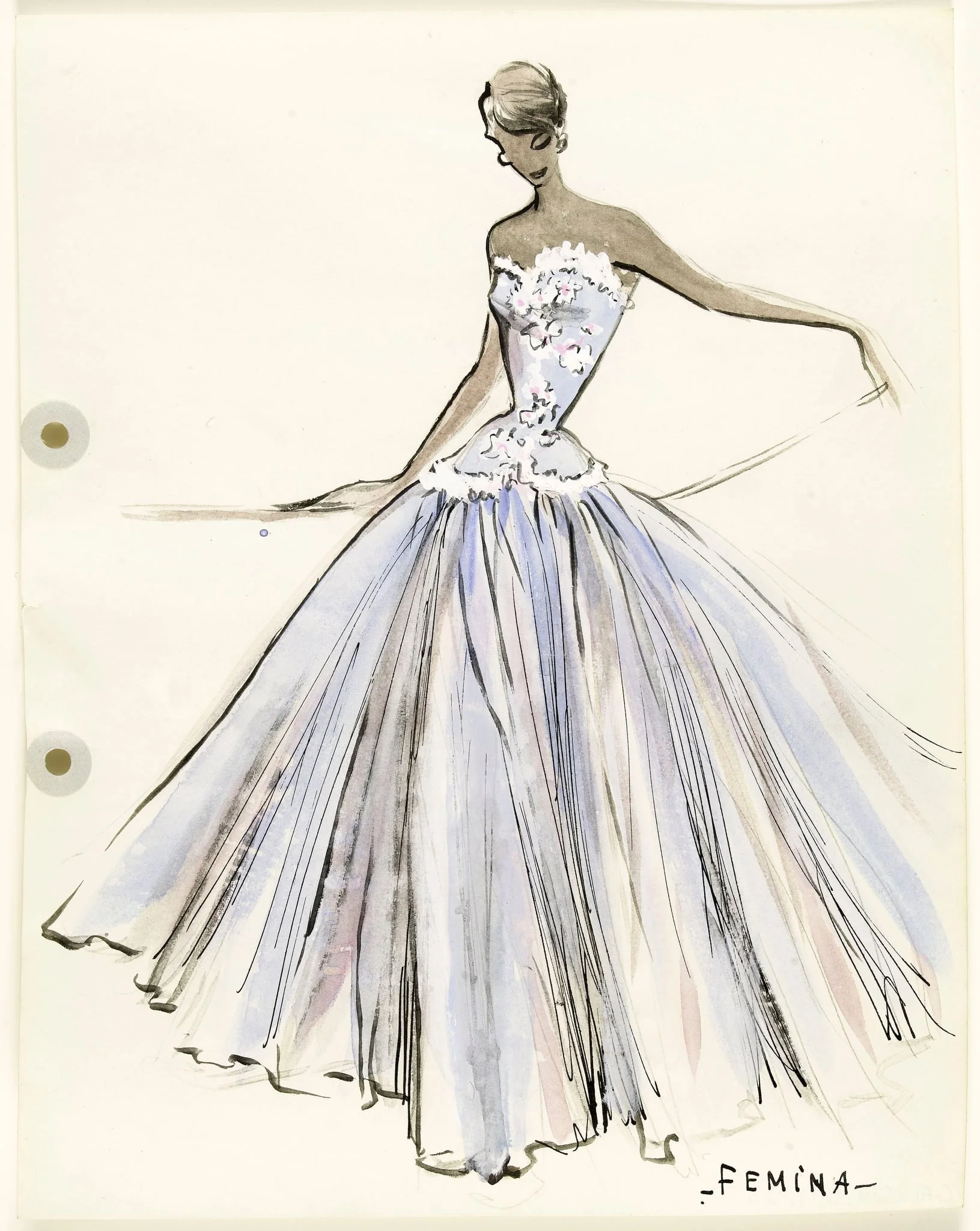 'Femina', by Carven, 1951