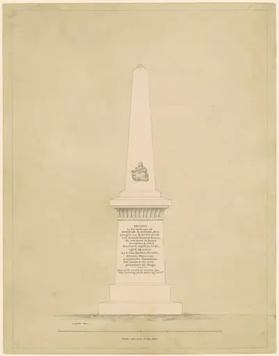 Design for a Monument in Memory of George B. Doane
