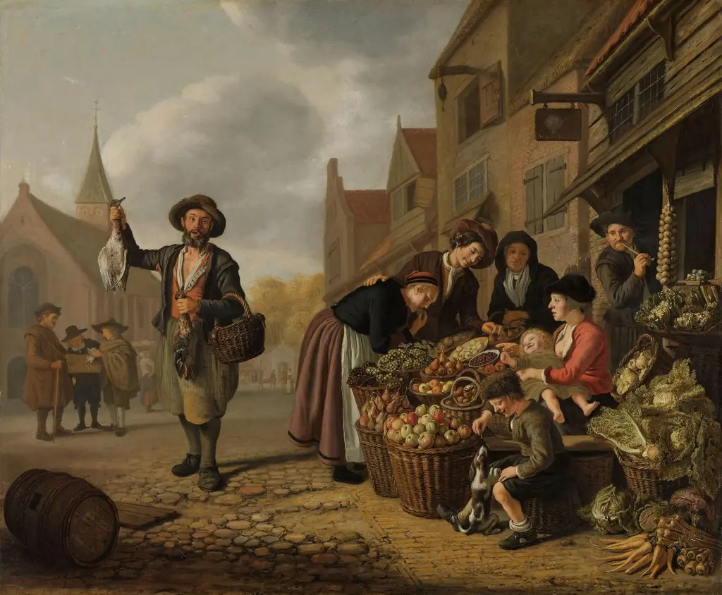 The greengrocer at the sign of 'De Buyscool'