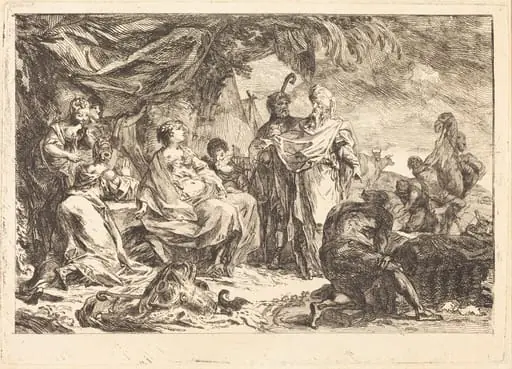 Laban Searching for his Household Gods (Laban chercant des dieux)