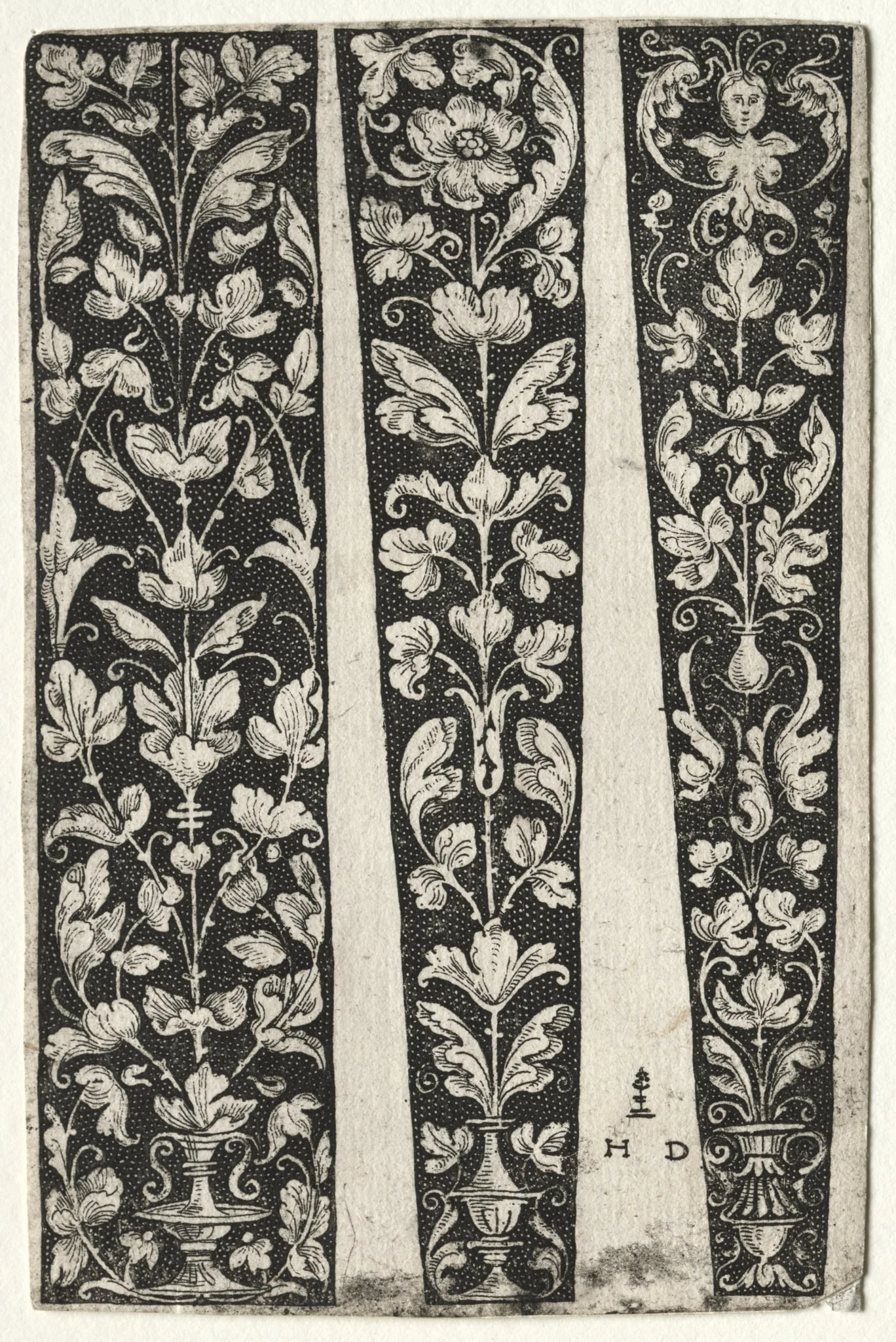 Ornamental Fillet, by Daniel Hopfer, 1518