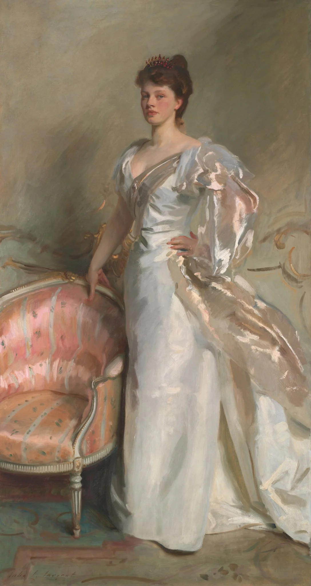 Mrs. George Swinton (Elizabeth Ebsworth), by John Singer Sargent, oil, 1897