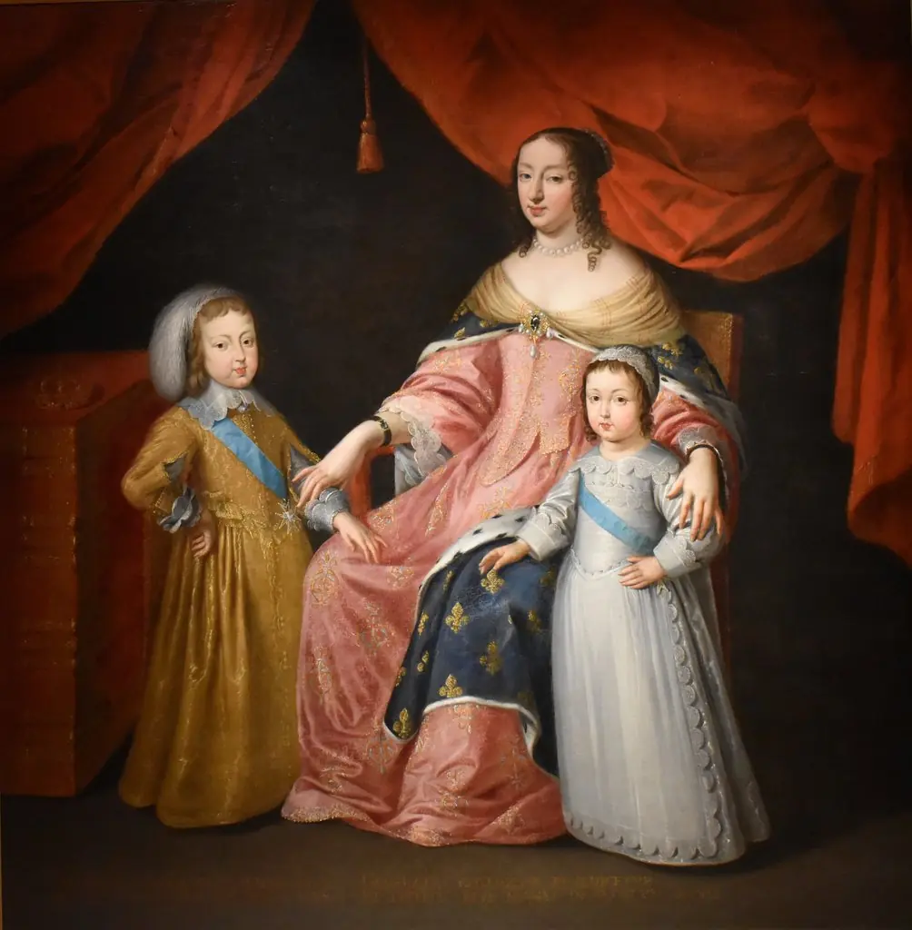 Anne of Austria with her children
