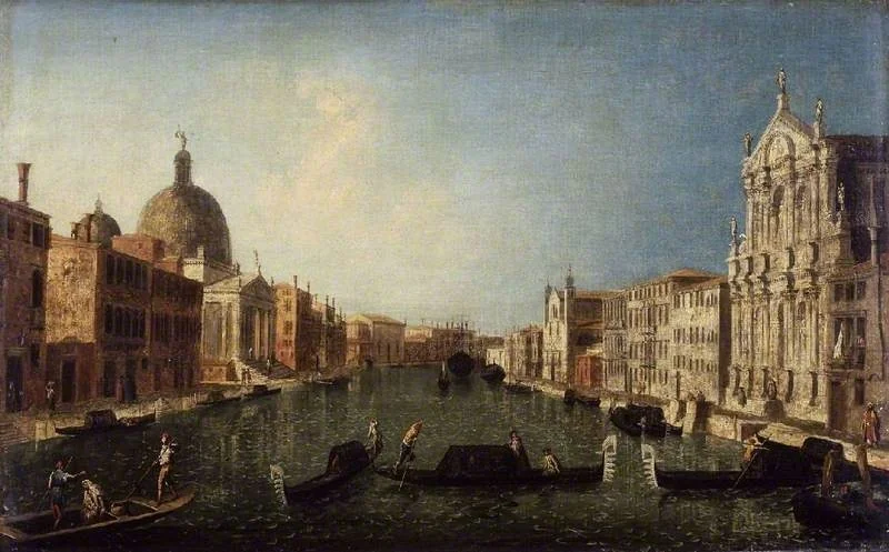 The Grand Canal, Venice, with S. Simeone