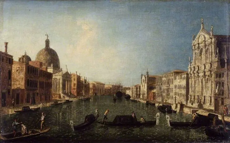 The Grand Canal, Venice, with S. Simeone
