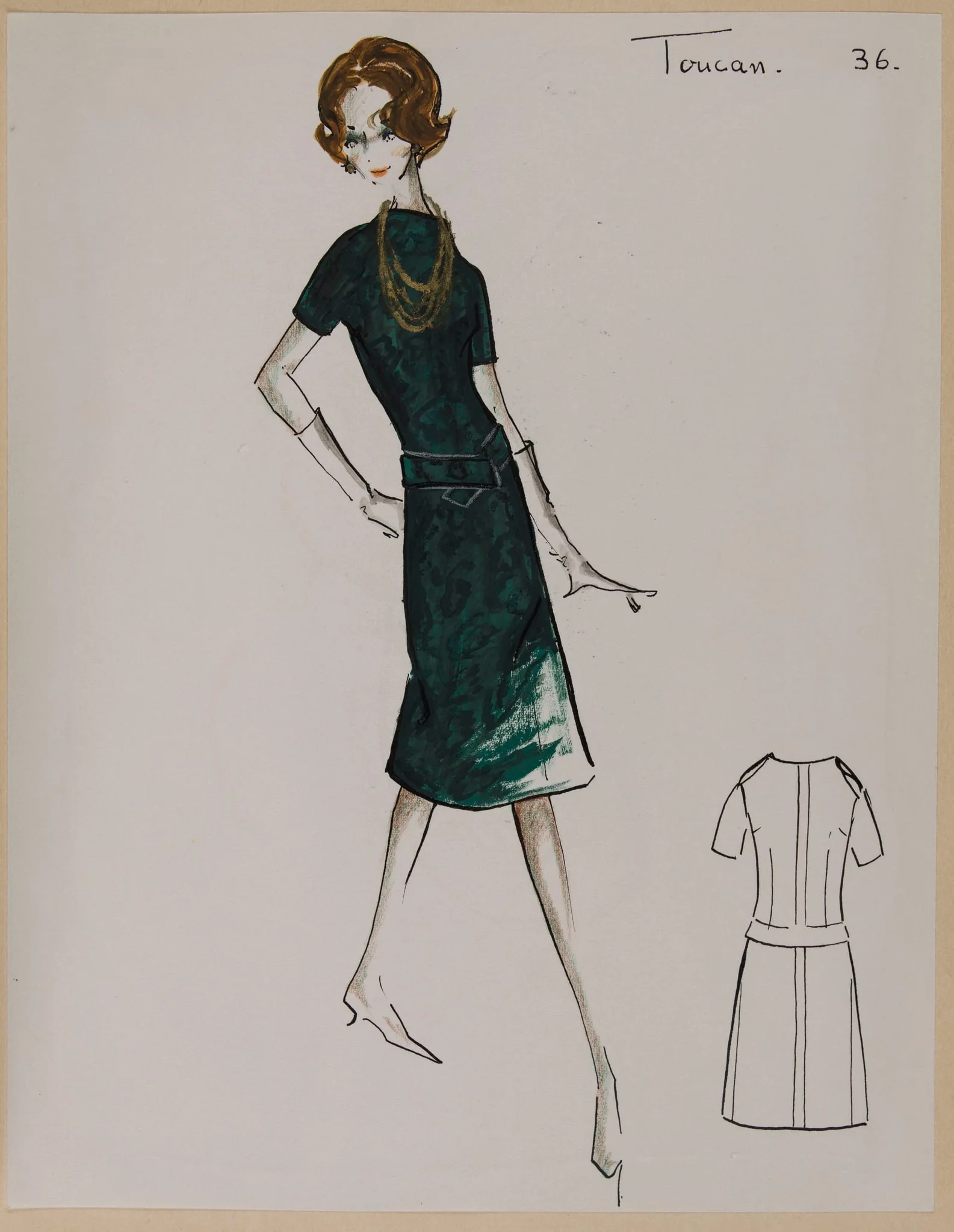 Toucan, by Carven, 1960