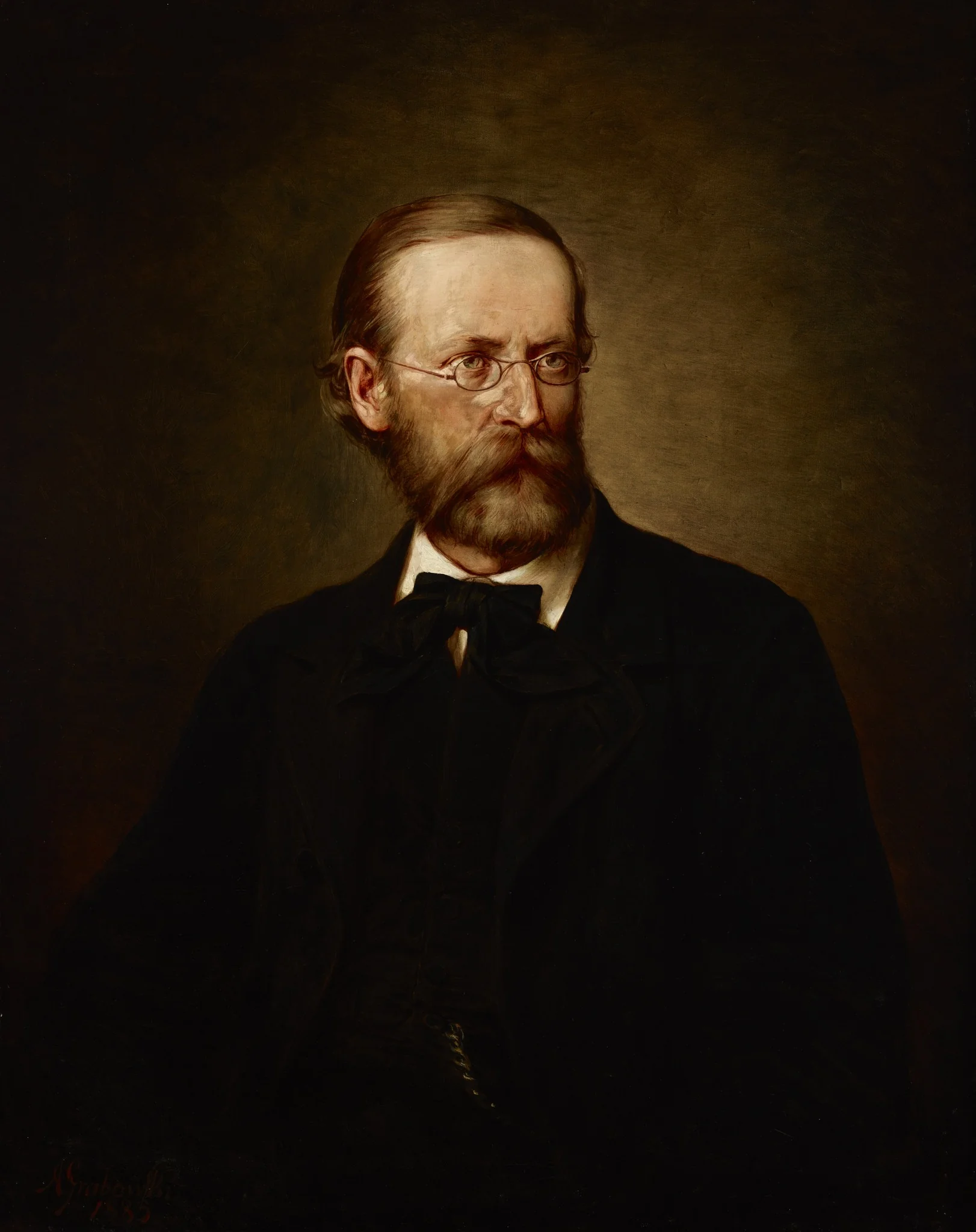 Portrait of Józef Szujski, by Andrzej Grabowski, oil, 1893