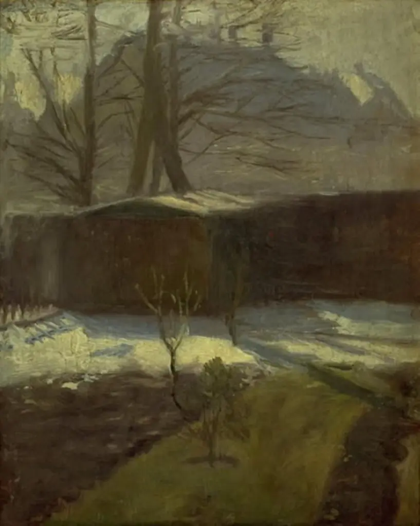 A Garden in Winter, Helenevej. Copenhagen