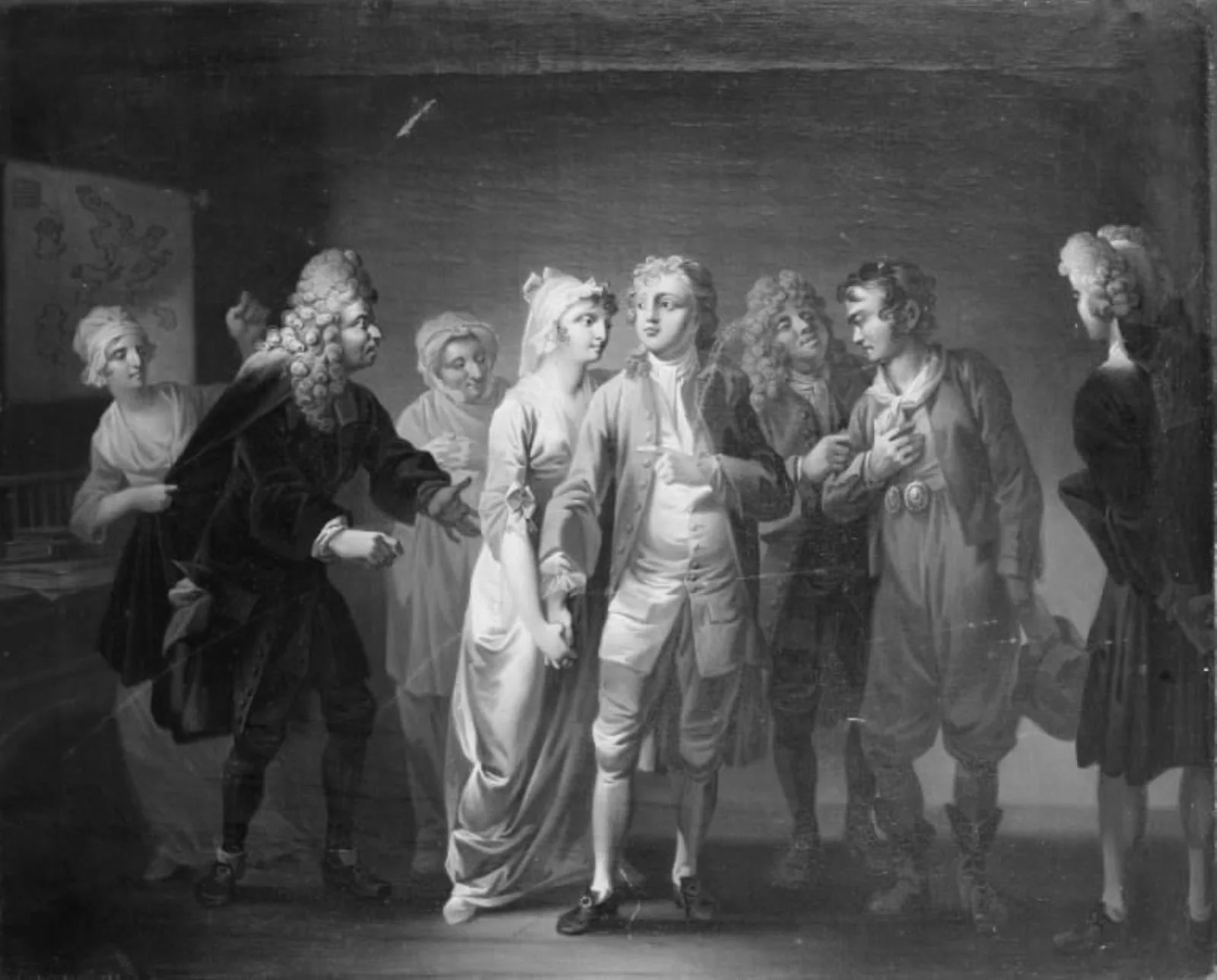 Det lykkelige Skibbrud, IV akt, 6. scene, by Unknown, 1813