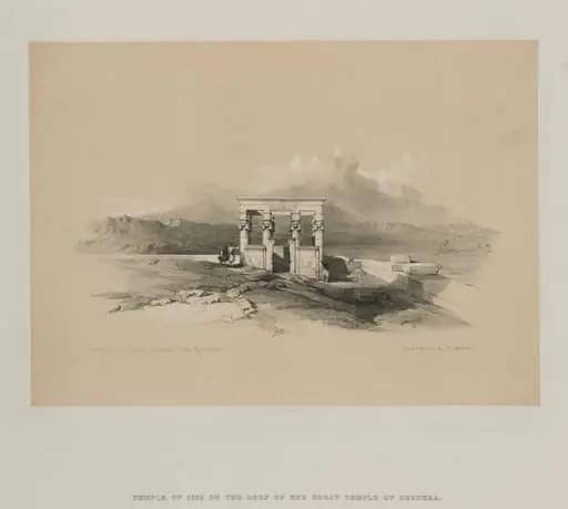 Egypt and Nubia, Volume II: Temple of Isis on the Roof of the Great Temple of Dendera