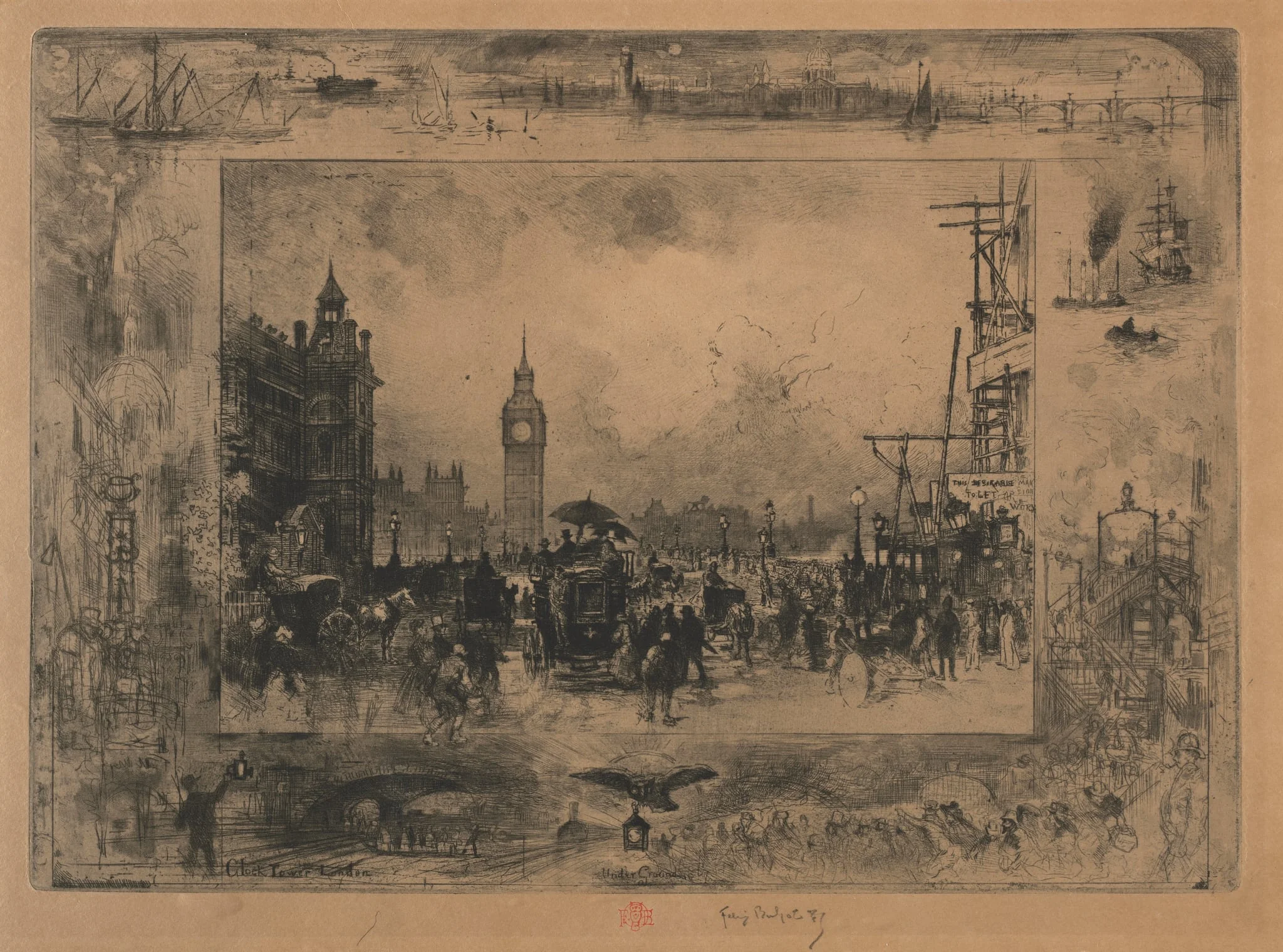 Westminster Bridge, or Westminster Tower